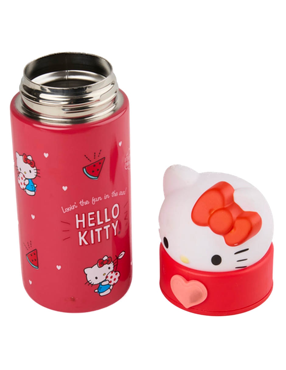 Termo de acero inoxidable Hello Kitty con tapa rosca 350 ml 4