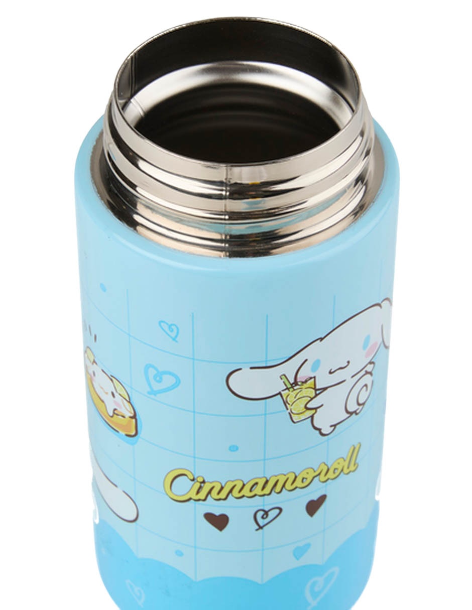 Termo de acero inoxidable Cinnamoroll con tapa rosca 350 ml 3