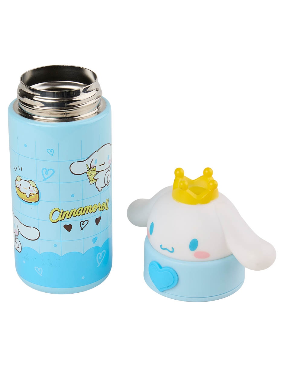 Termo de acero inoxidable Cinnamoroll con tapa rosca 350 ml 4