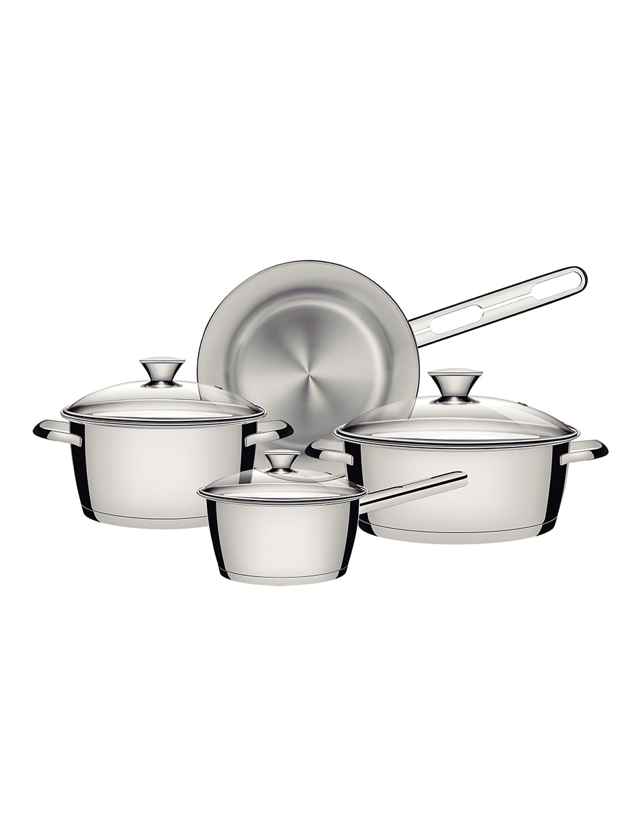 Batería de cocina de acero inoxidable 7 piezas Batería de cocina de acero inoxidable 7 piezas