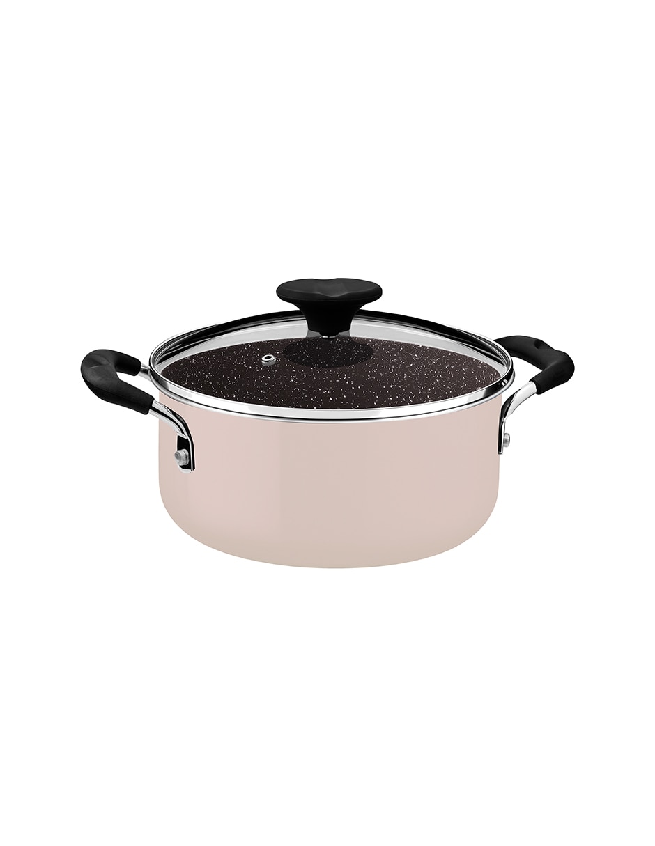 Batería de cocina de aluminio antiadherente cerámica 9 piezas 5