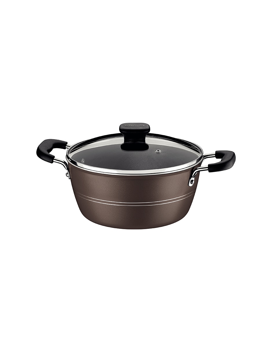 Batería de cocina de aluminio antiadherente starflon excellent 7 piezas 5