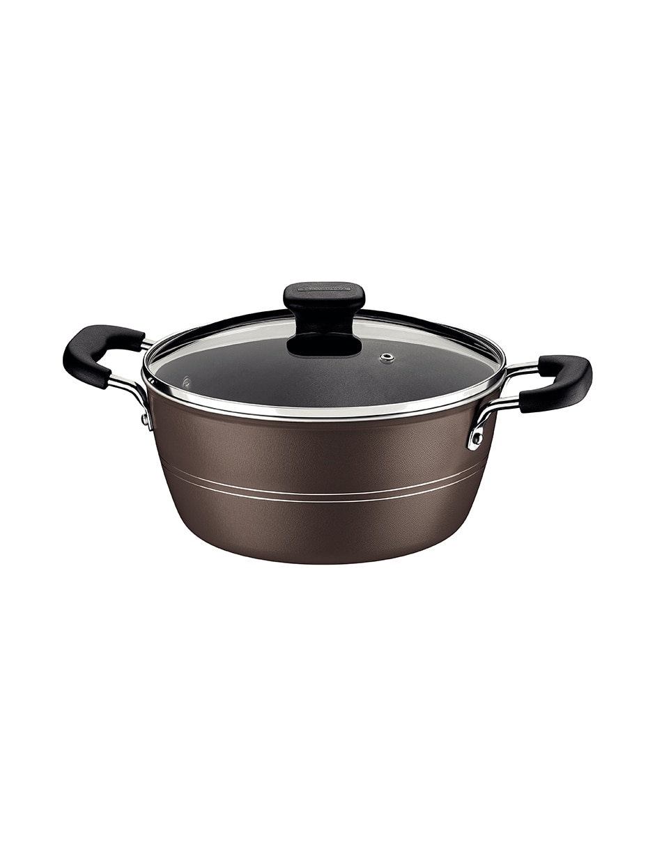 Batería de cocina de aluminio antiadherente starflon excellent 7 piezas 6