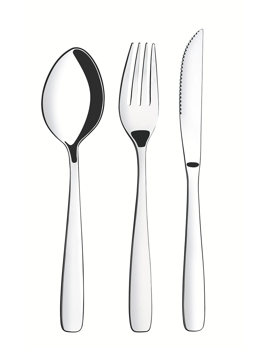 Set cubiertos amazonas de acero inoxidable 24 piezas 3