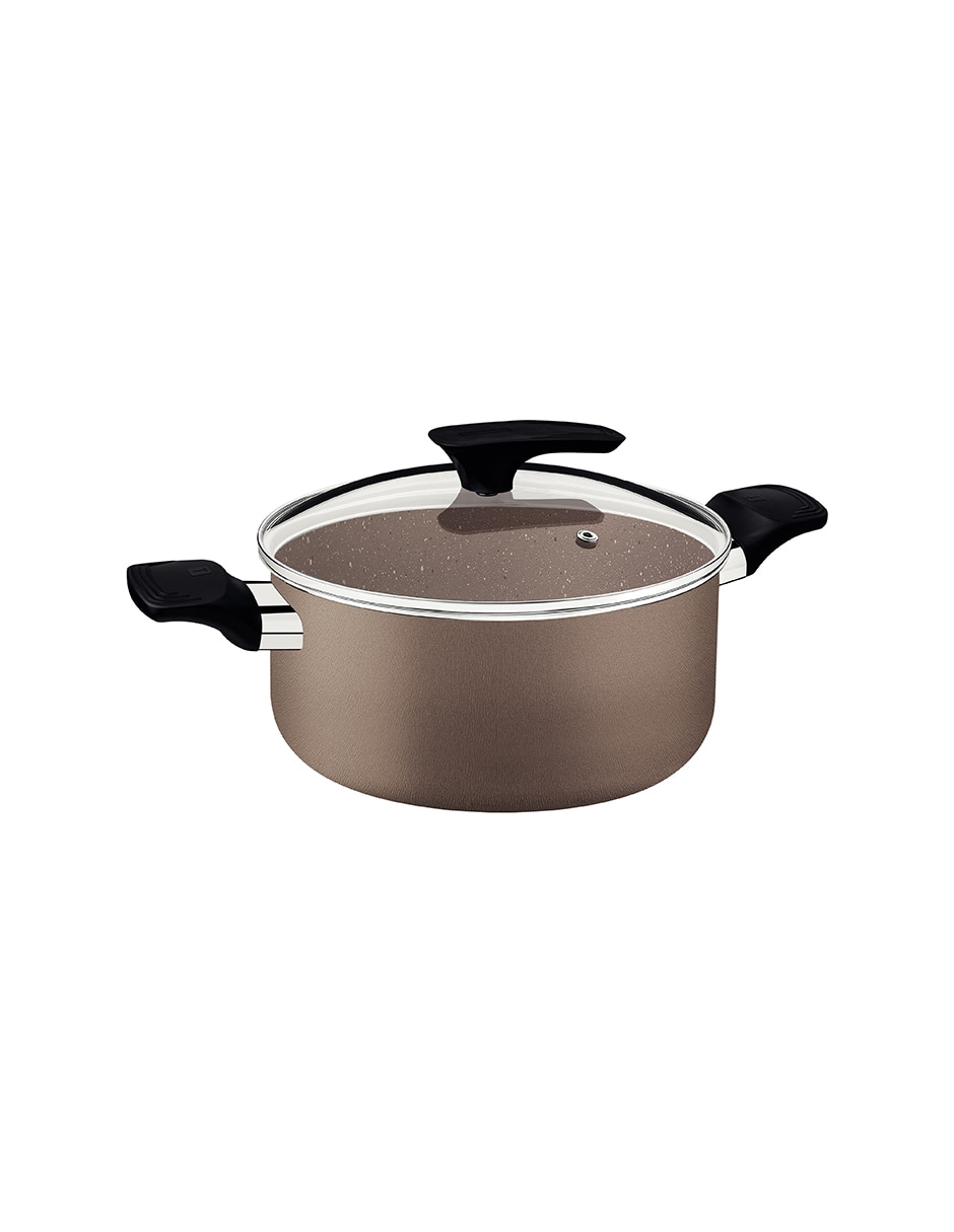 Batería de cocina de aluminio antiadherente starflon premium 7 piezas 5