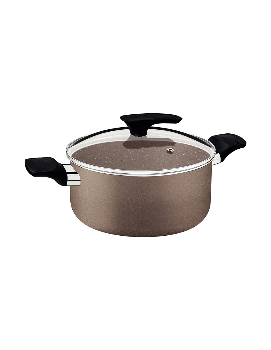 Batería de cocina de aluminio antiadherente starflon premium 7 piezas 6