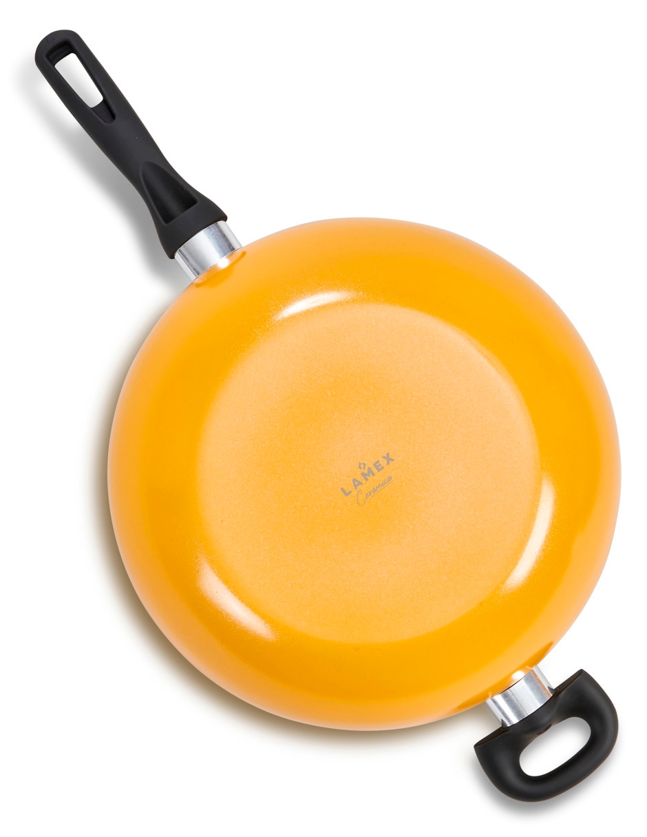 Sartén Wok con tapa de cerámica 4