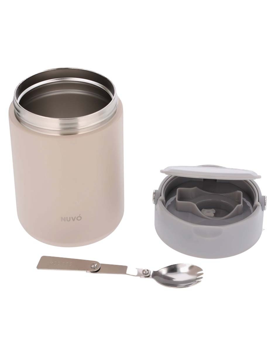 Cantimplora de acero inoxidable con tapa rosca 800 ml 3