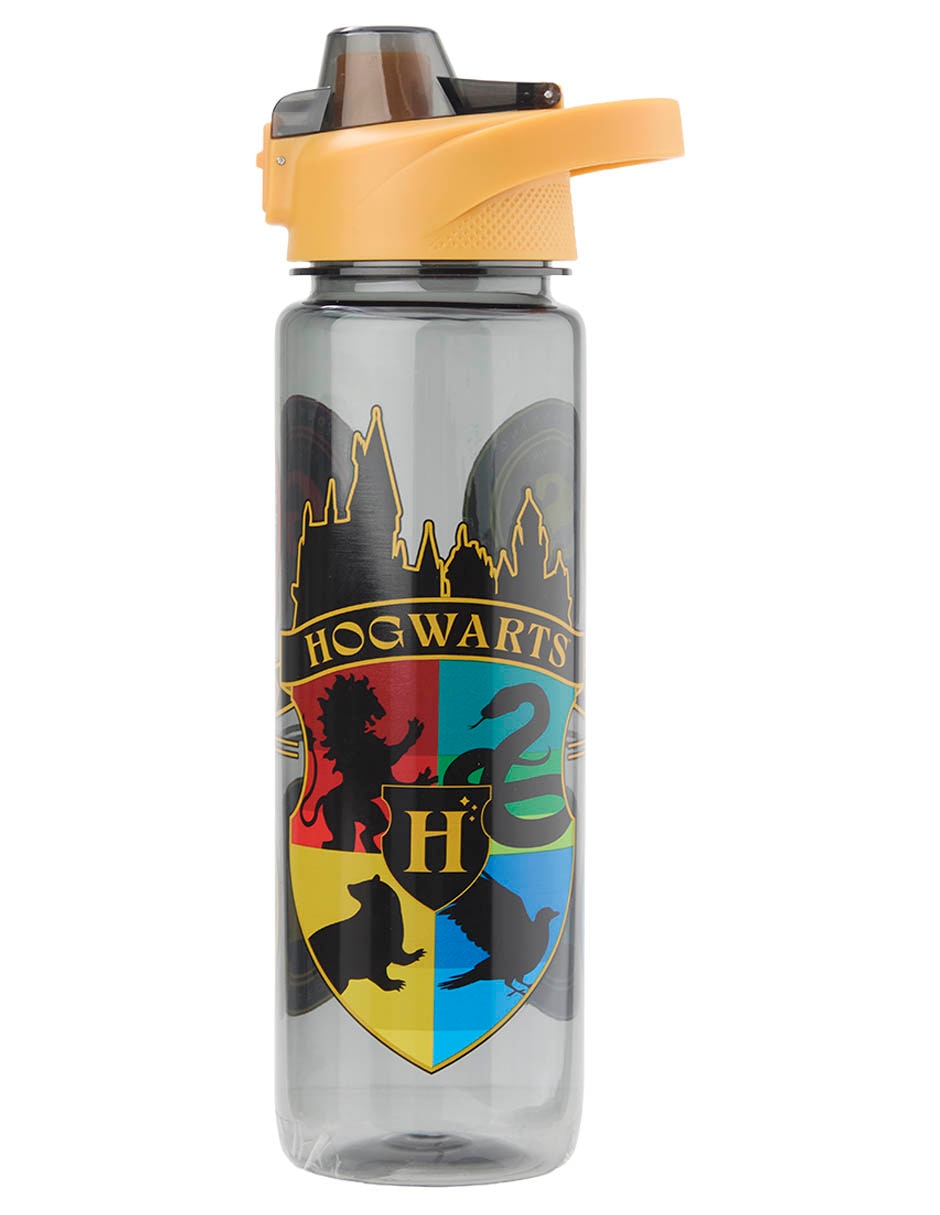 Botella de agua de plástico Harry Potter con tapa rosca 1 L