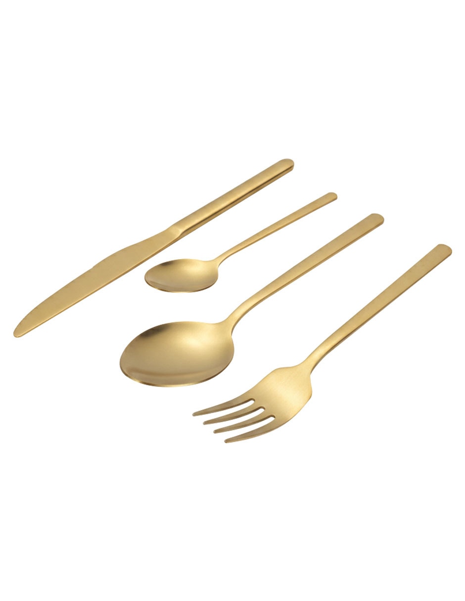Set de cubiertos Enola G Mesa de acero inoxidable 4 piezas 3
