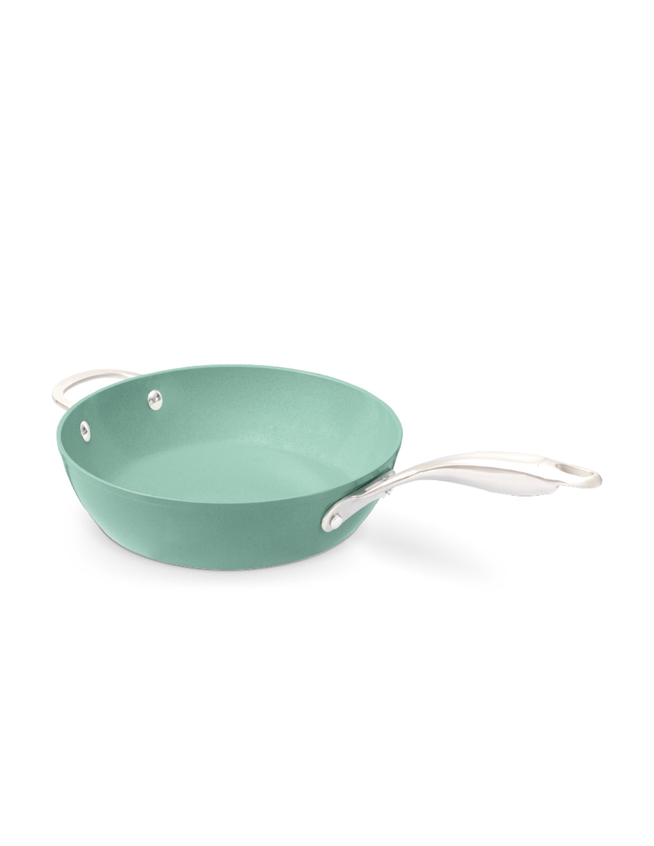 Batería de cocina de acero inoxidable antiadherente cerámica 10 piezas 3