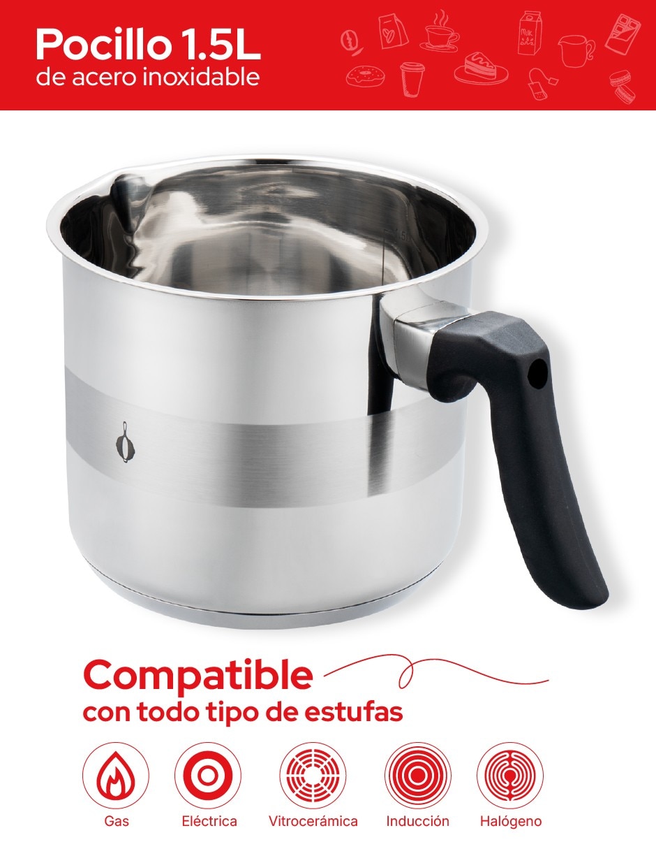 Pocillo de acero inoxidable 4