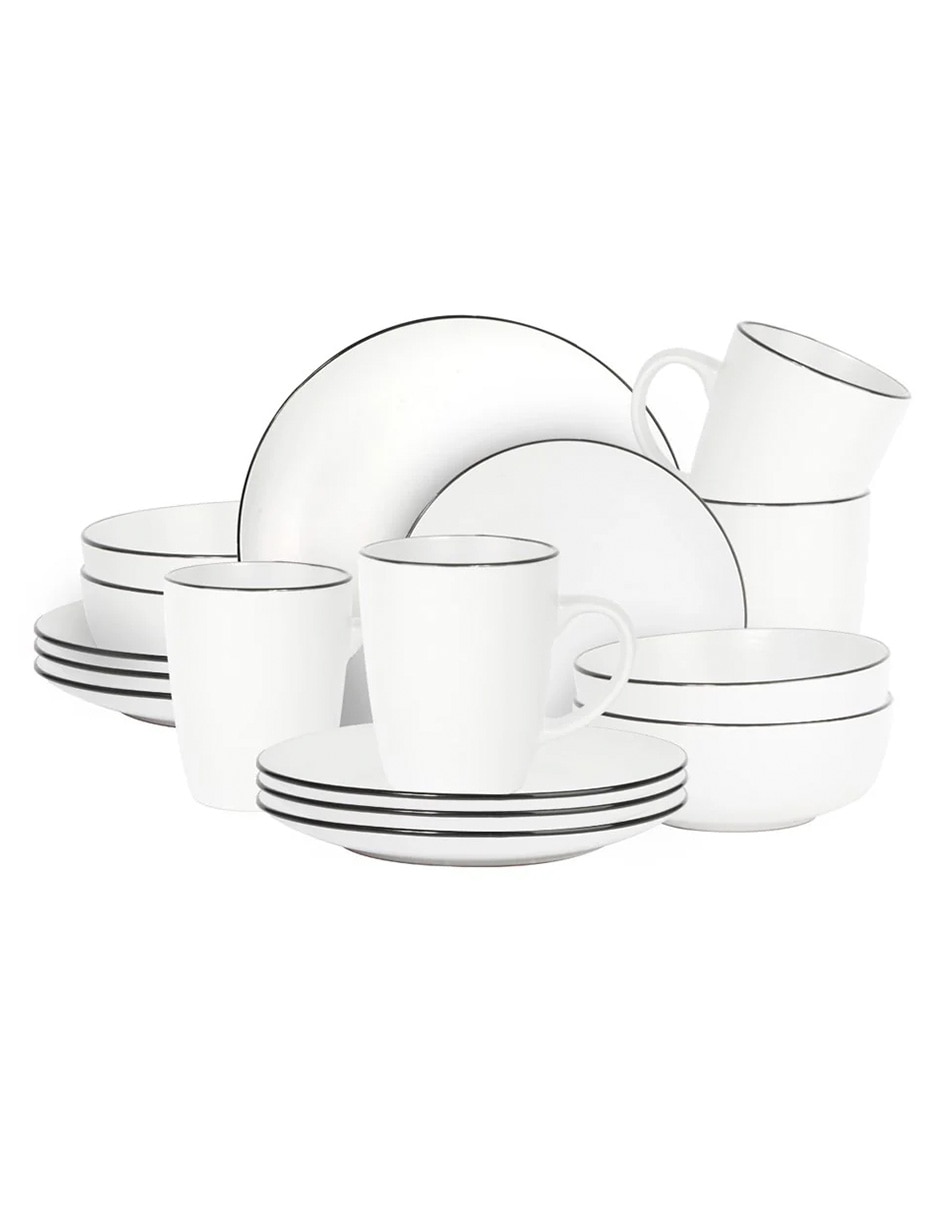 Vajilla cerrada Cocina de cerámica para 4 personas. 3